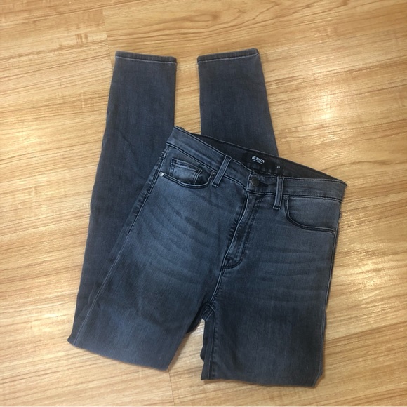 Hudson Dark Grey Barbara Super Skinny Jeans - Picture 2 of 13